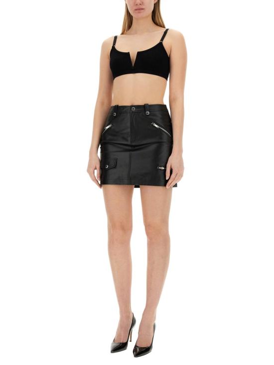  모스키노 스커트 37043716 0555 BLACK - MOSCHINO
