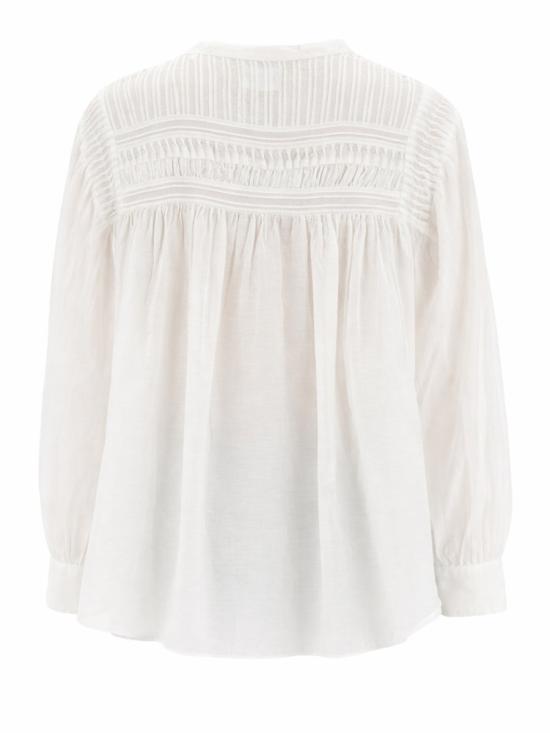 26SS 이자벨마랑에뚜왈 플랄리아 코튼 보일 블라우스 HT0002FC B3J04E20WH WHITE - ISABEL MARANT ETOILE