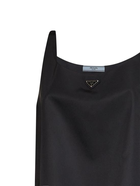 26FW 프라다 삼각 로고 리나일론 슬리브리스탑 24X753OOO1WQ8F0002 BLACK - PRADA