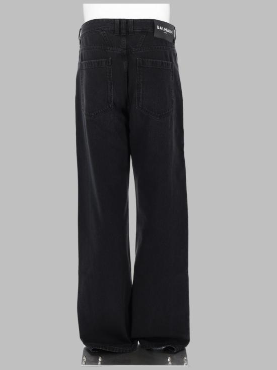 26FW 발망 데님 팬츠 HH1ML138DG13 0PC BLACK - BALMAIN