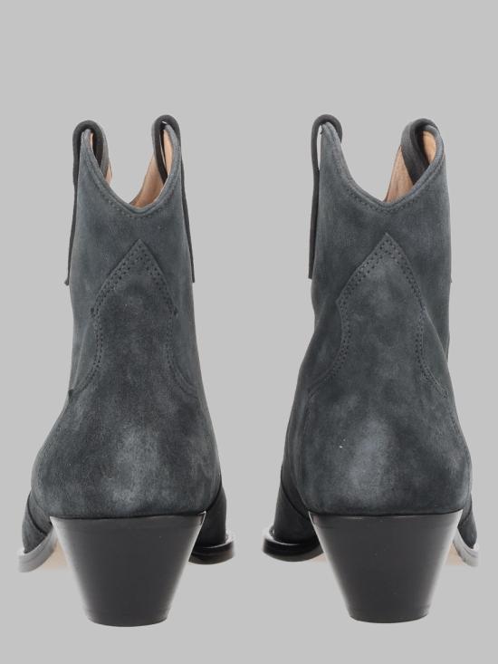 26FW 이자벨마랑 드위나 스웨이드 카프스킨 카우보이 부츠 BO0002FA A1A03S02FK BLACK - ISABEL MARANT