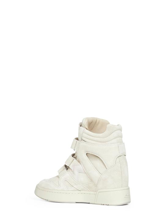 26FW 이자벨마랑 베켓 웨지 스니커즈 BK0010FAB3E04S23EC WHITE - ISABEL MARANT