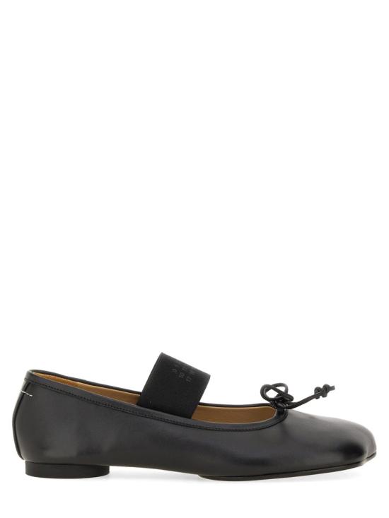 26FW MM6 메종마르지엘라 아나토믹 뉴메릭 발레리나 플랫 슈즈 S59WZ0099 P3628T8013 BLACK - MM6 MAISON MARGIELA