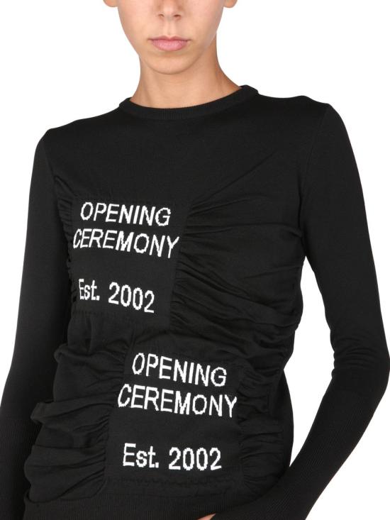  오프닝세레모니 스웨터 YWHE012 F21KNI0011003 BLACK - OPENING CEREMONY