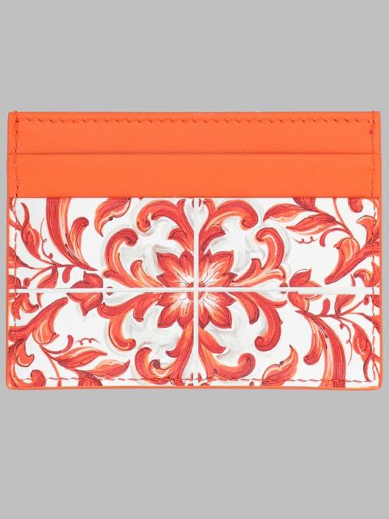 26FW 돌체앤가바나 명함지갑 BI0330 AO026IH3TN ORANGE - DOLCE & GABBANA