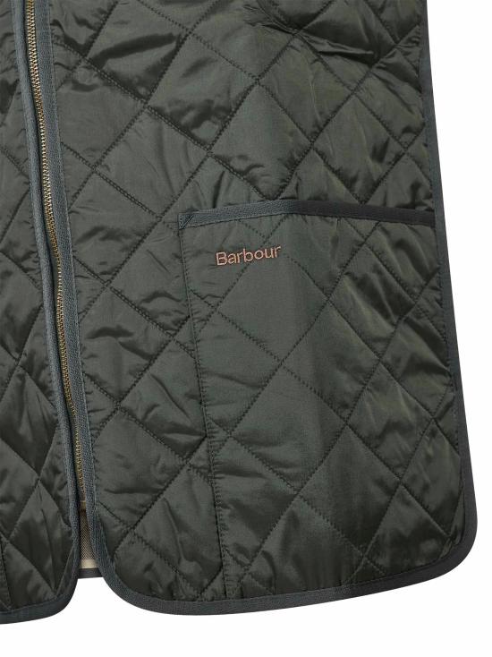 26FW 바버 퀼티드 집 라이너 MLI0001MLIGN91 GREEN - BARBOUR
