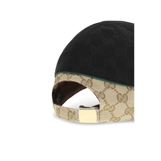 26FW 구찌 GG 모노그램 캔버스 베이스볼 캡 GUA001I24HBK31079BB BLACK - GUCCI