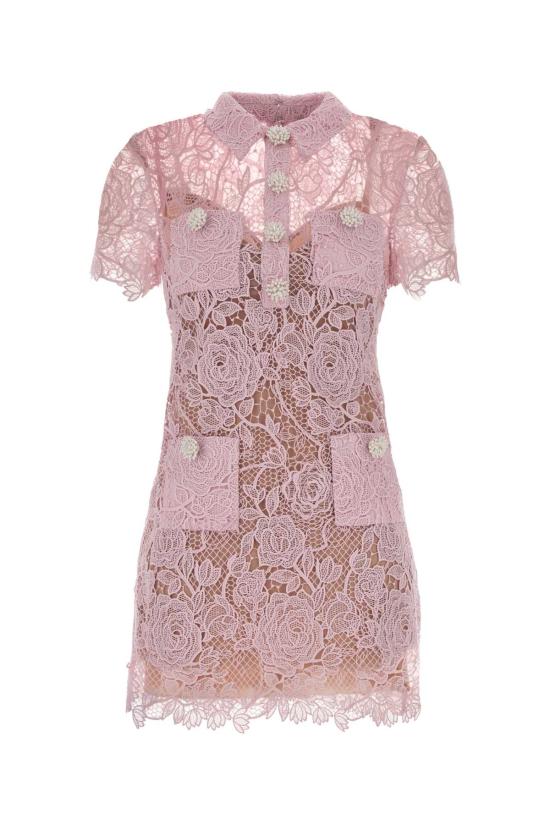 26FW 셀프 포트레이트 원피스 AW26069SAP PINK