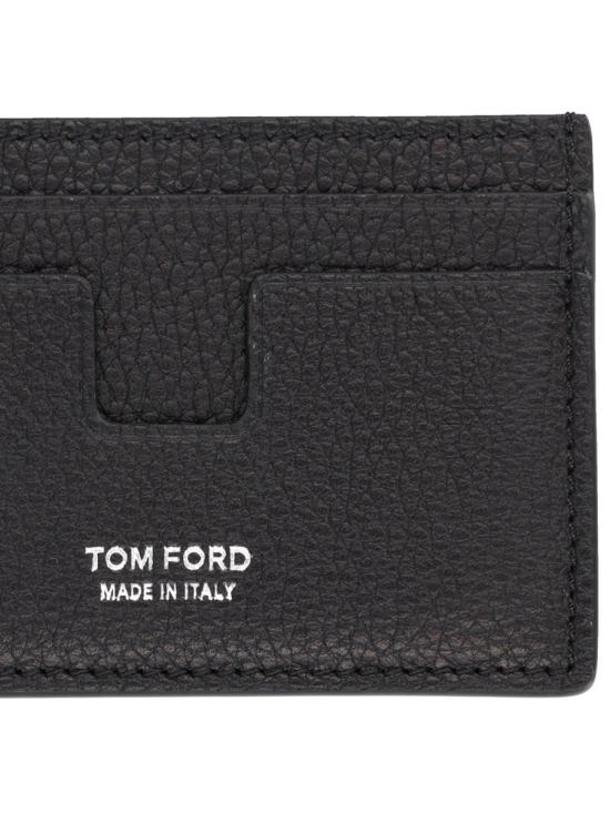 26FW 톰포드 그레인 레더 카드 홀더 Y0232 LCL158SNAA BLACK - TOMFORD