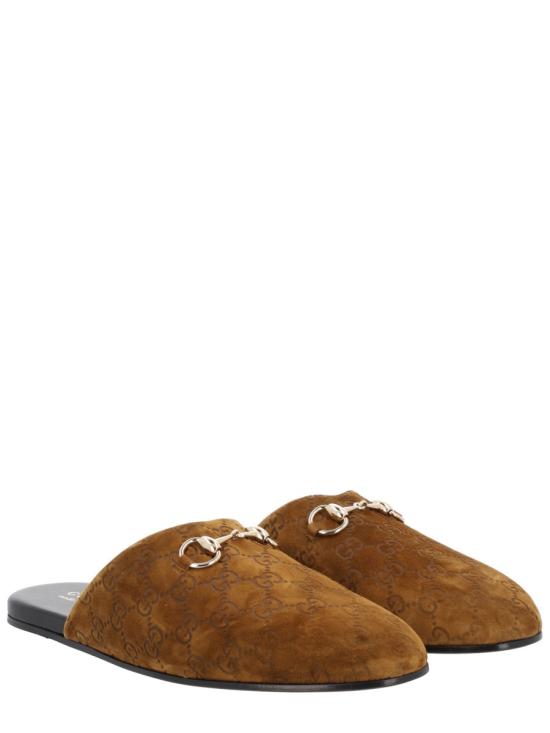 25FW 구찌 홀스빗 스웨이드 뮬 850140 AAFQV2118 BROWN - GUCCI