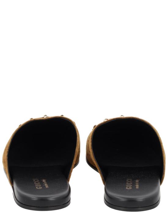 25FW 구찌 홀스빗 스웨이드 뮬 850140 AAFQV2118 BROWN - GUCCI