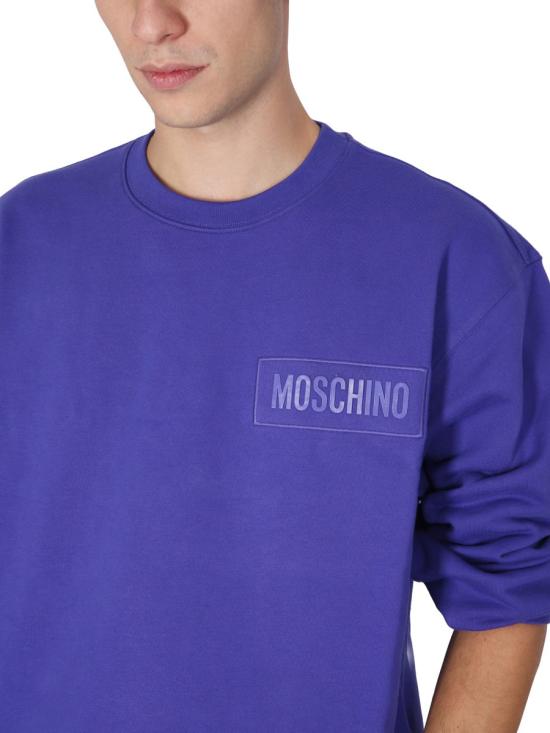  모스키노 탑 17095228 1278 BLUE - MOSCHINO