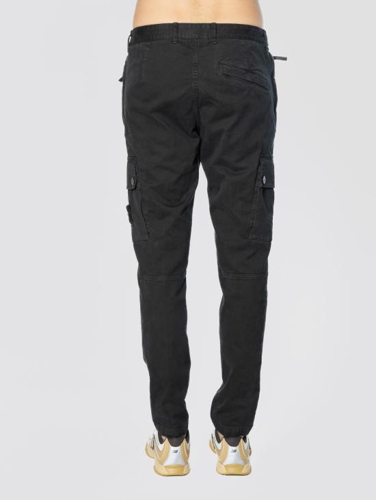 26FW 스톤 아일랜드 트레이닝/조거 팬츠 Pantalone Slim Modello Cargo Nero - STONE ISLAND