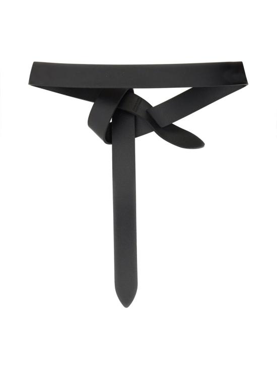 26FW 이자벨마랑 레체 타이 업 레더 벨트 CE011CFA A3B65A01BK BLACK - ISABEL MARANT