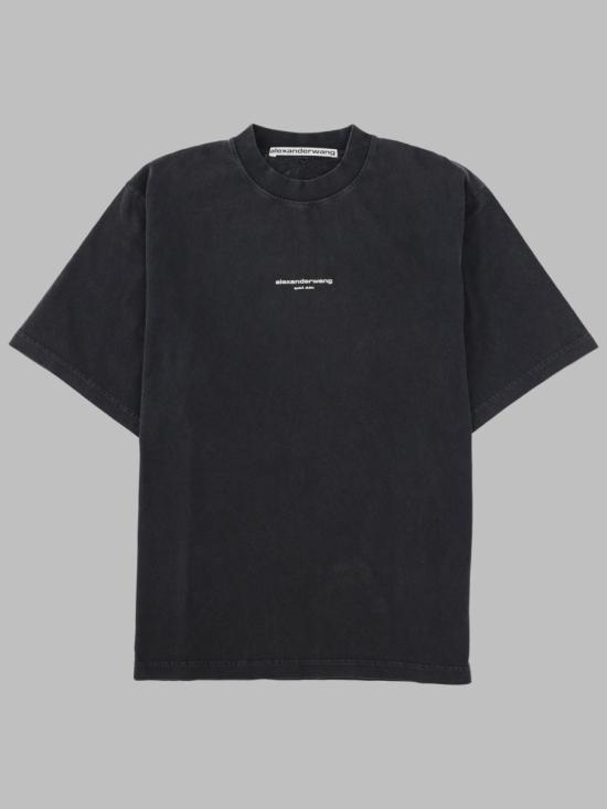 26FW 알렉산더 왕 폴로 티셔츠 UCC3261905 011 BLACK