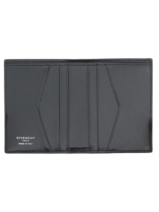 26SS 지방시 그레인 레더 카드 홀더 BK608MK213 001 BLACK