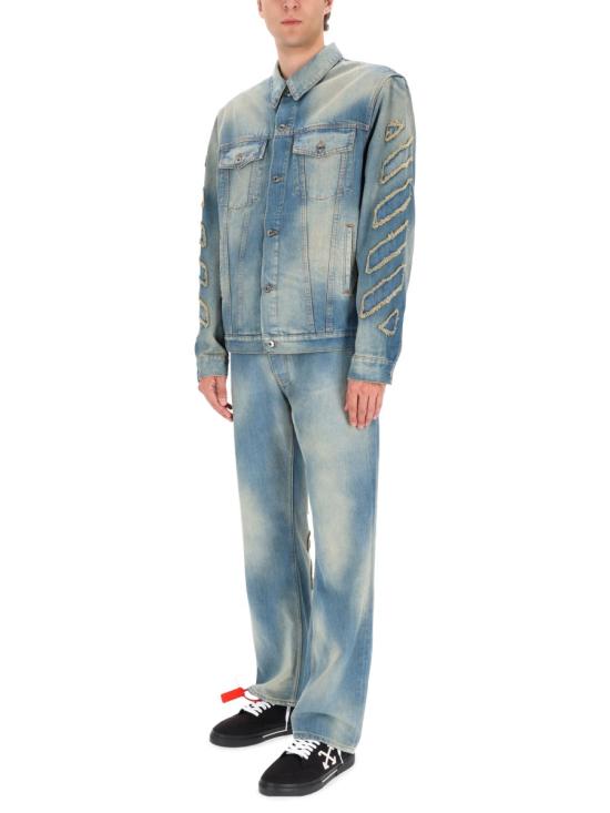 25FW 오프화이트 자켓 OMYE09B F25DEN0014141 DENIM - OFF WHITE