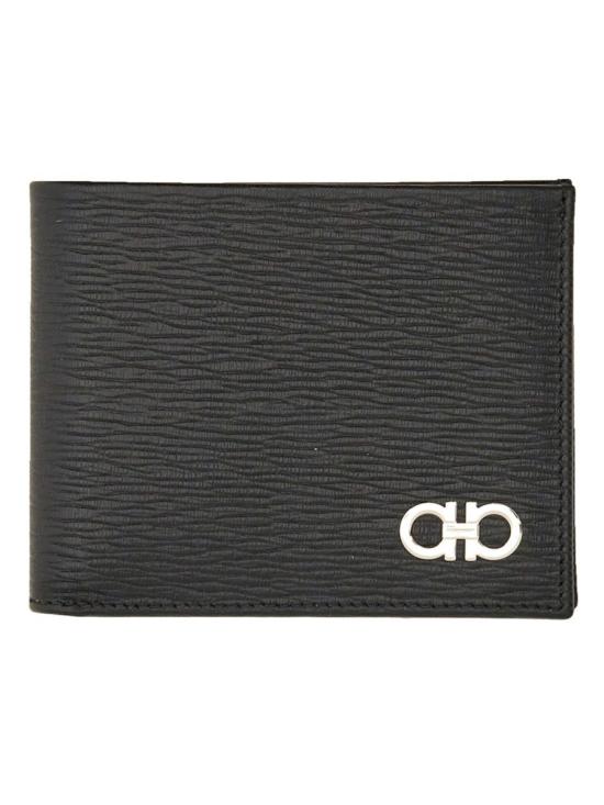 26FW 살바토레 페라가모 간치니 반지갑 685979 66A064008 BLACK - SALVATORE FERRAGAMO
