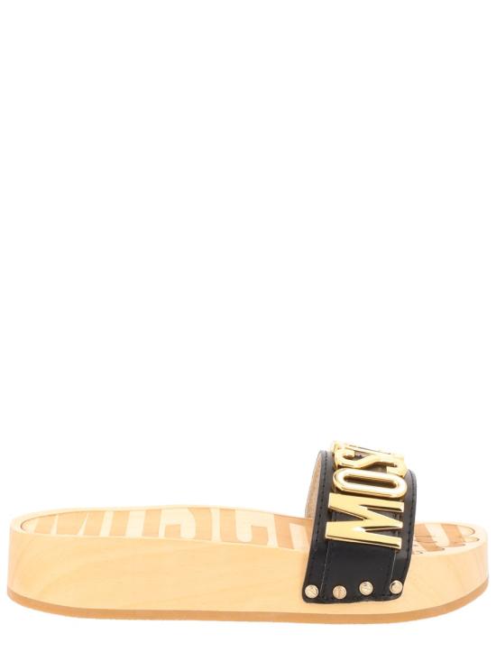 26SS 모스키노 샌들 MA28314Z1O MF0000 BLACK - MOSCHINO