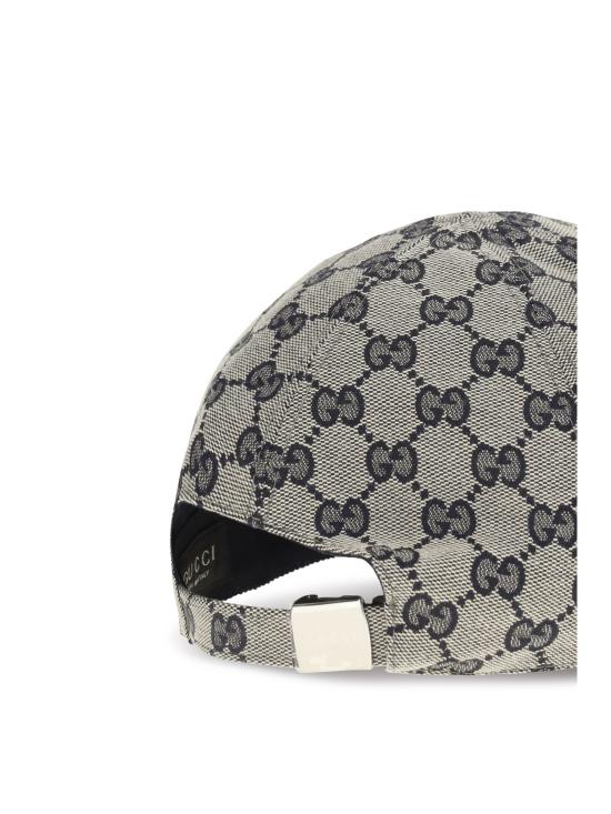 26FW 구찌 GG 코튼 캔버스 베이스볼 캡 8757334HBKS 4068 BLUE - GUCCI