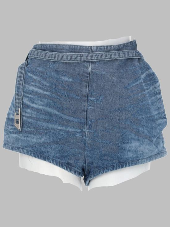 26SS 디젤 드-드렉사-Fsi1 쇼츠 인 새틴 데님 A23770 09P2301 BLUE