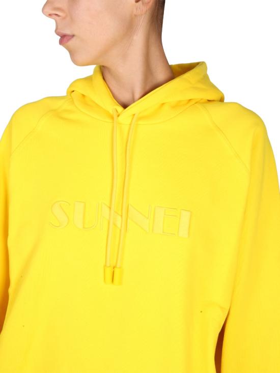  써네이 긴팔 티셔츠 CRTWXJER009 COT007T024 YELLOW - SUNNEI