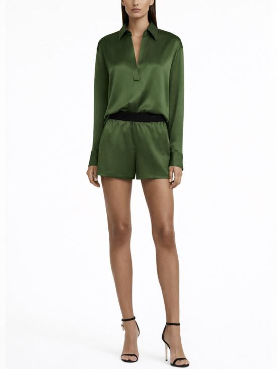 26SS 톰포드 숏팬츠 SH0080 FAX881GCA GREEN - TOMFORD