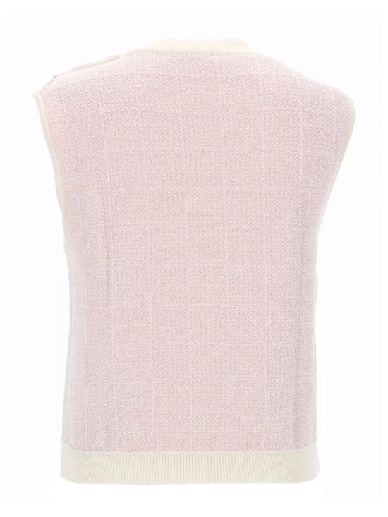 26SS 발망 민소매 티셔츠 GF1AG850KJ48 OIB PINK - BALMAIN