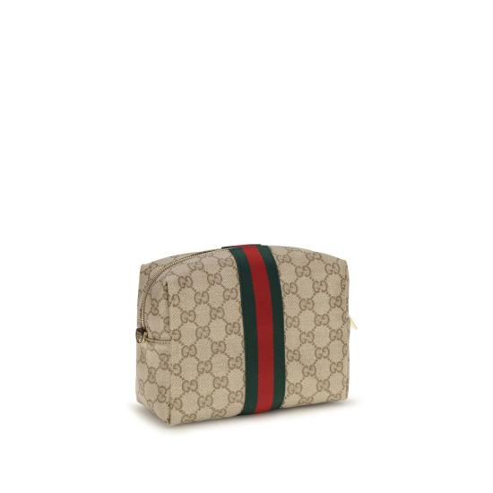 26FW 구찌 GG 캔버스 스몰 파우치 GUA006XFFAF8R8547BB BEIGE - GUCCI