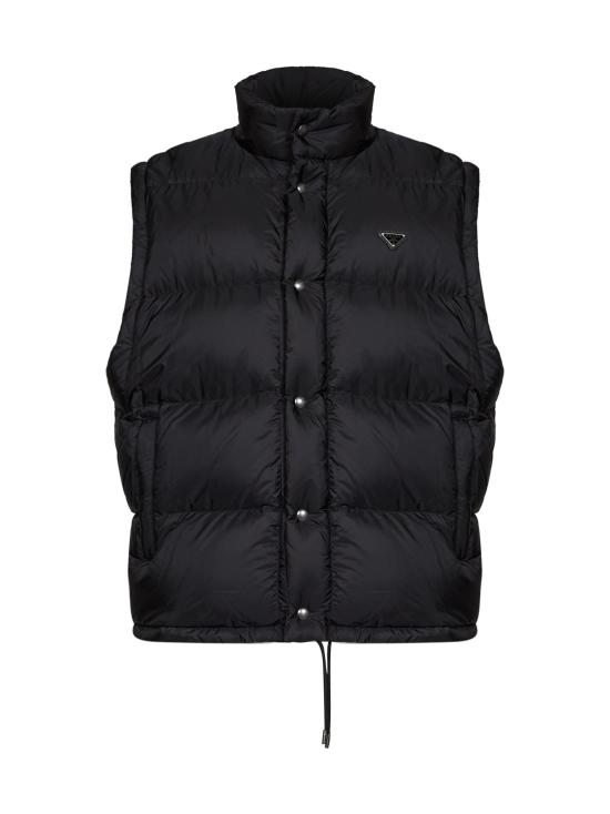26FW 프라다 리나일론 다운 자켓 SGC863OOO1WQ9F0002 BLACK - PRADA