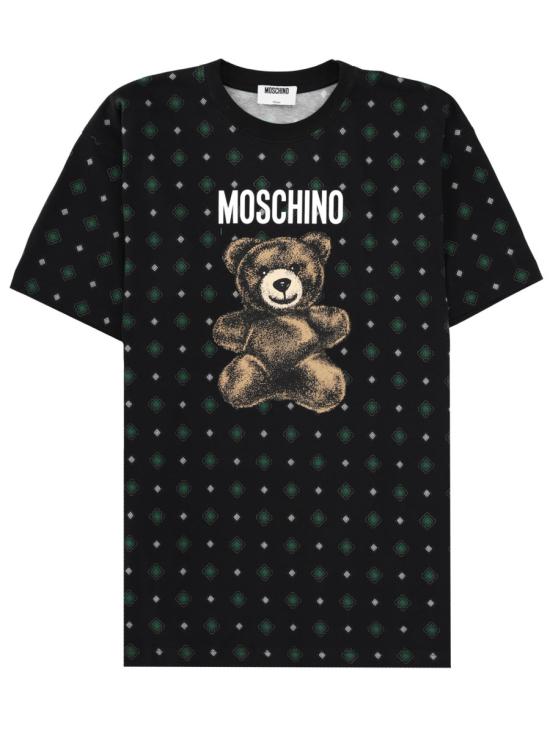 26SS 모스키노 폴로 티셔츠 07150541 2555 BLACK