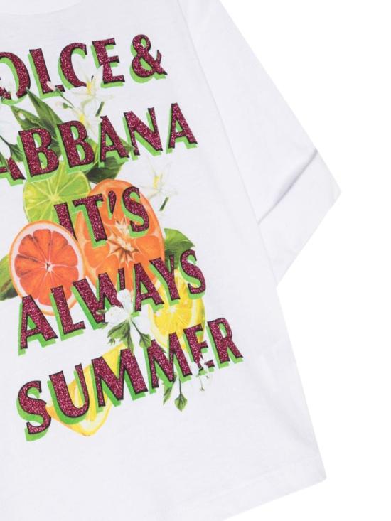  돌체앤가바나 탑 L5JTMVK G7L7YW0800 WHITE - DOLCE & GABBANA