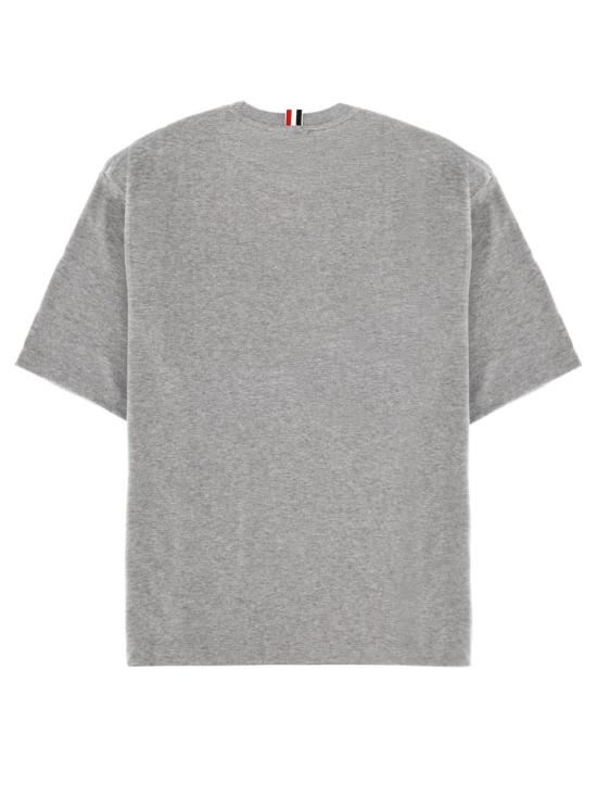 26SS 톰브라운 밀라노 코튼 오버사이즈 포켓 티셔츠 MJS183A 07323055 GRAY - THOM BROWNE