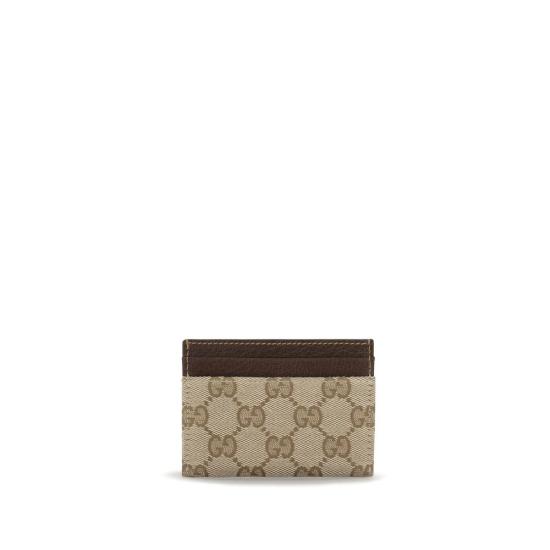 26FW 구찌 홀스빗 GG 모노그램 카드 지갑 GUA006YRFAGH89651BB BROWN - GUCCI