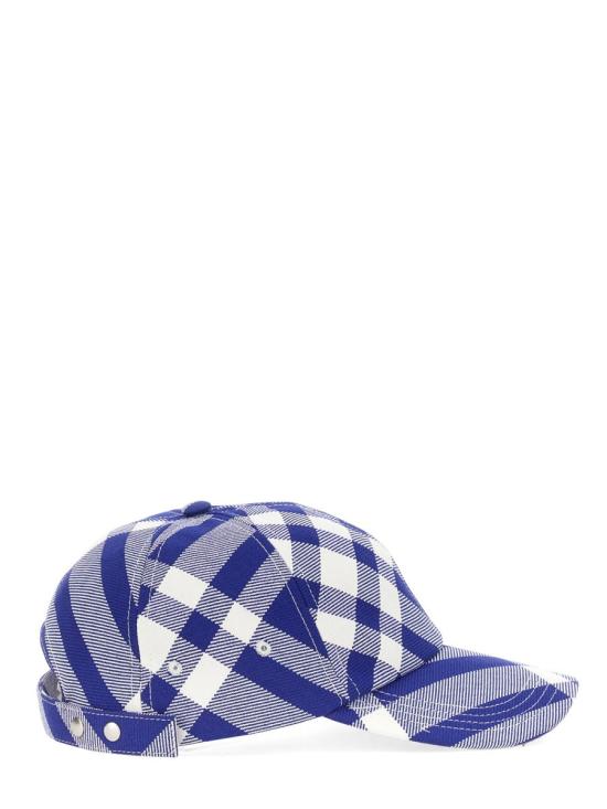  버버리 체크 볼캡 8079477 B7369 PURPLE - BURBERRY