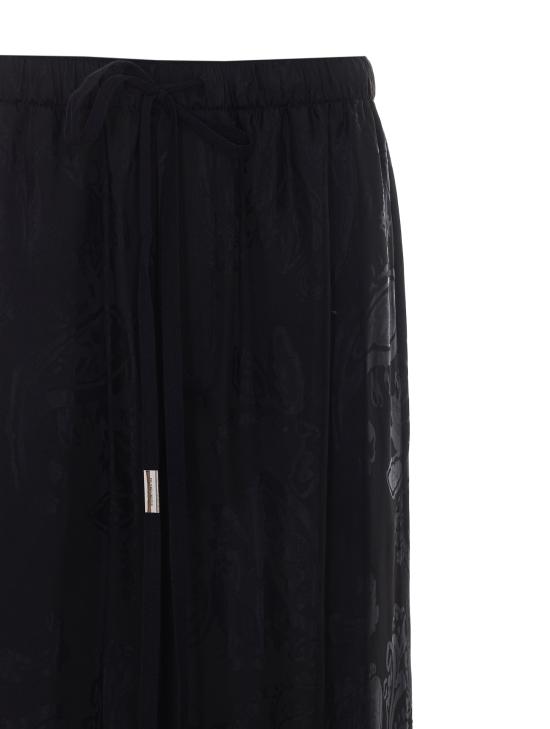 26FW 앤 드뮐미스터 팔라초 팬츠 14272 FA750099 Black - ANN DEMEULEMEESTER