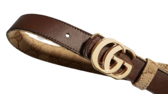 26FW 구찌 리버시블 컷 GG 마몬트 벨트 A006M2 FAF7J9651 VINTAG SAND DK BROWN - GUCCI