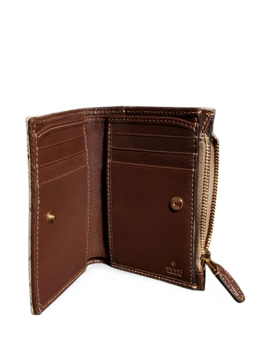 26FW 구찌 홀스빗 스몰 지갑 A006YX FAGH89651 VINT SAND DK BROWN - GUCCI