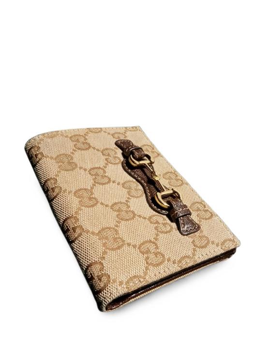 26FW 구찌 홀스빗 스몰 지갑 A006YX FAGH89651 VINT SAND DK BROWN - GUCCI