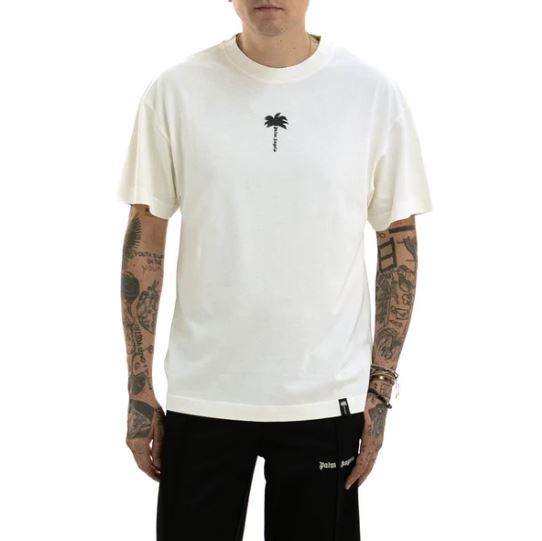 26FW 팜앤젤스 반팔 티셔츠 PAMAA001JR008 0310 OFF WHITE - PALM ANGELS
