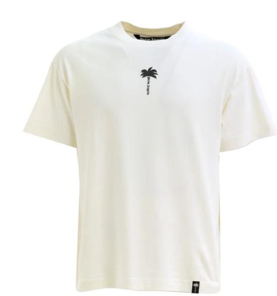 26FW 팜앤젤스 반팔 티셔츠 PAMAA001JR008 0310 OFF WHITE