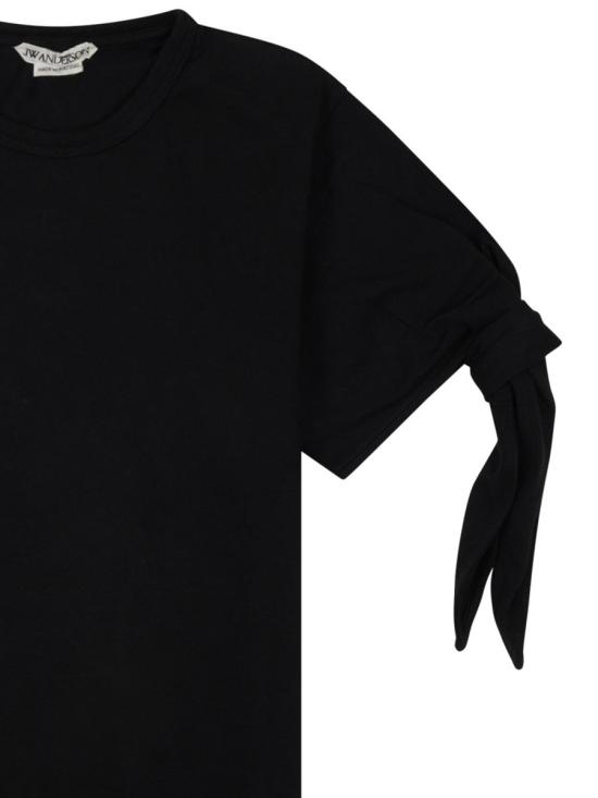 26FW JW앤더슨 폴로 티셔츠 JT0334 PG1937999 BLACK - JW ANDERSON