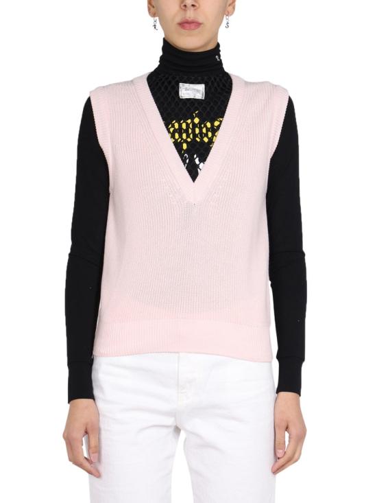  라프 시몬스 민소매 티셔츠 221 W842 500010039 PINK