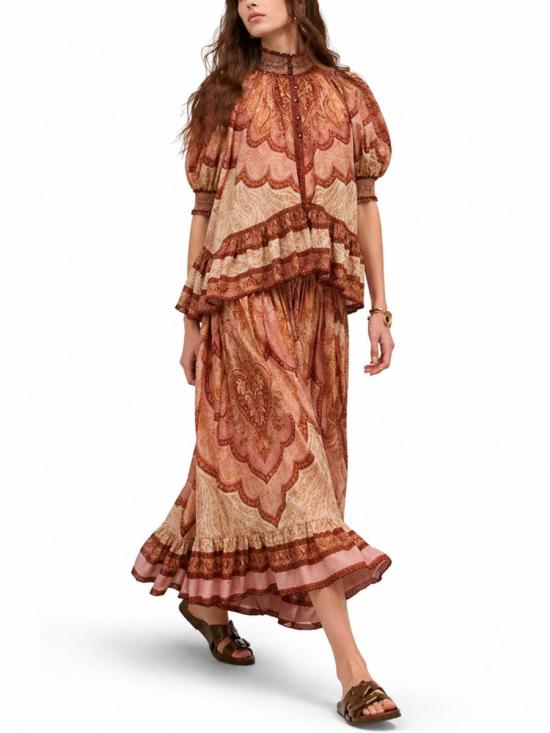 26SS 짐머만 블라우스 5655TRS262 TBML MULTICOLOR - ZIMMERMANN
