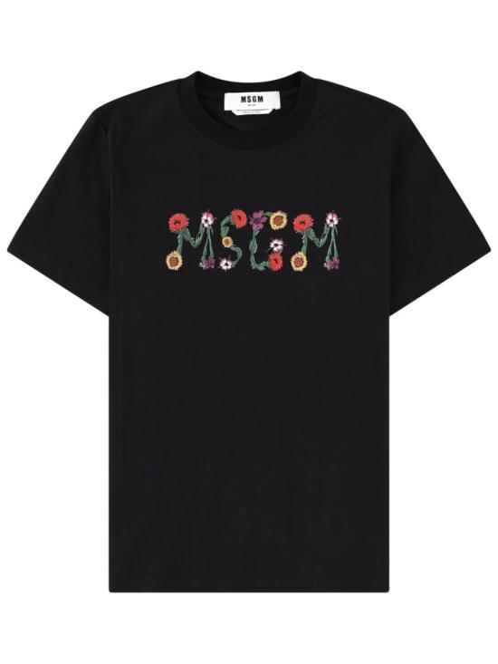 26SS 엠에스지엠 폴로 티셔츠 4041MDM124N 26700299 BLACK