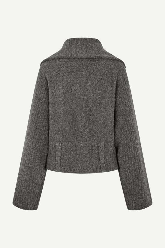  SAMSOE 가디건 삼소 사미라 지퍼  다크 그레이 - OTHER BRANDS