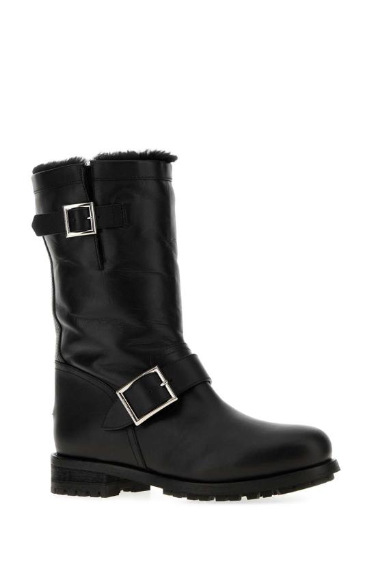 26FW 지미추 부츠 BIKERMIDGQM BLACKBLACK - JIMMY CHOO