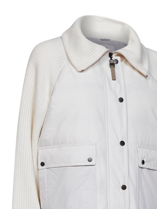 26FW 브루넬로 쿠치넬리 패딩 MH5257294 C016 WHITE - BRUNELLO CUCINELLI