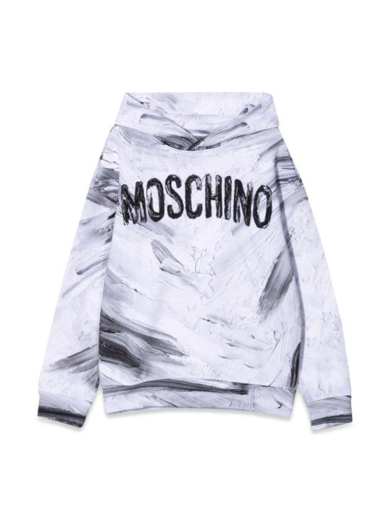  모스키노 긴팔 티셔츠 HUF05CK LCA2310101 WHITE - MOSCHINO
