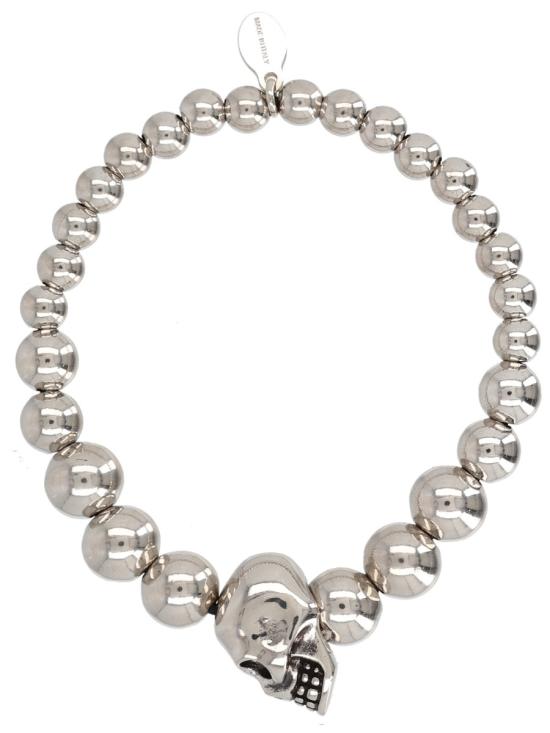 26SS 알렉산더 맥퀸 브레이슬릿 858374 J160Y0446 SILVER - ALEXANDER MCQUEEN